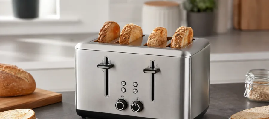 Bester Toaster fuer Familien: Grosse Kapazitaet und Schnelligkeit