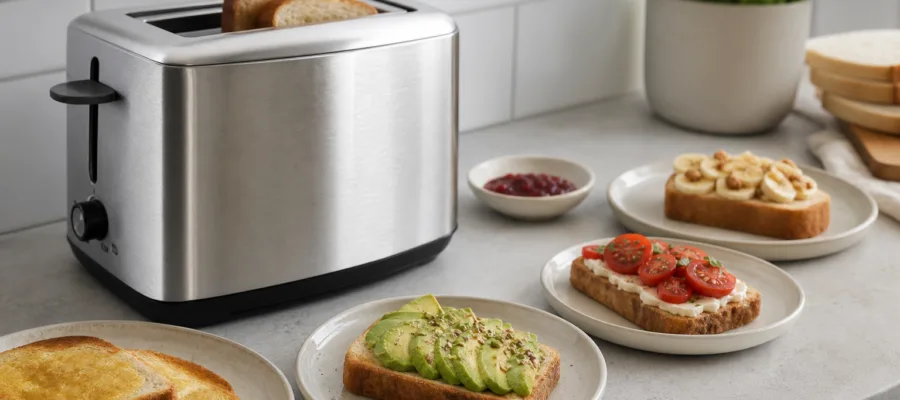 Toaster-Fruehstuecksrezepte: schnelle, leckere Ideen fuer den Morgen