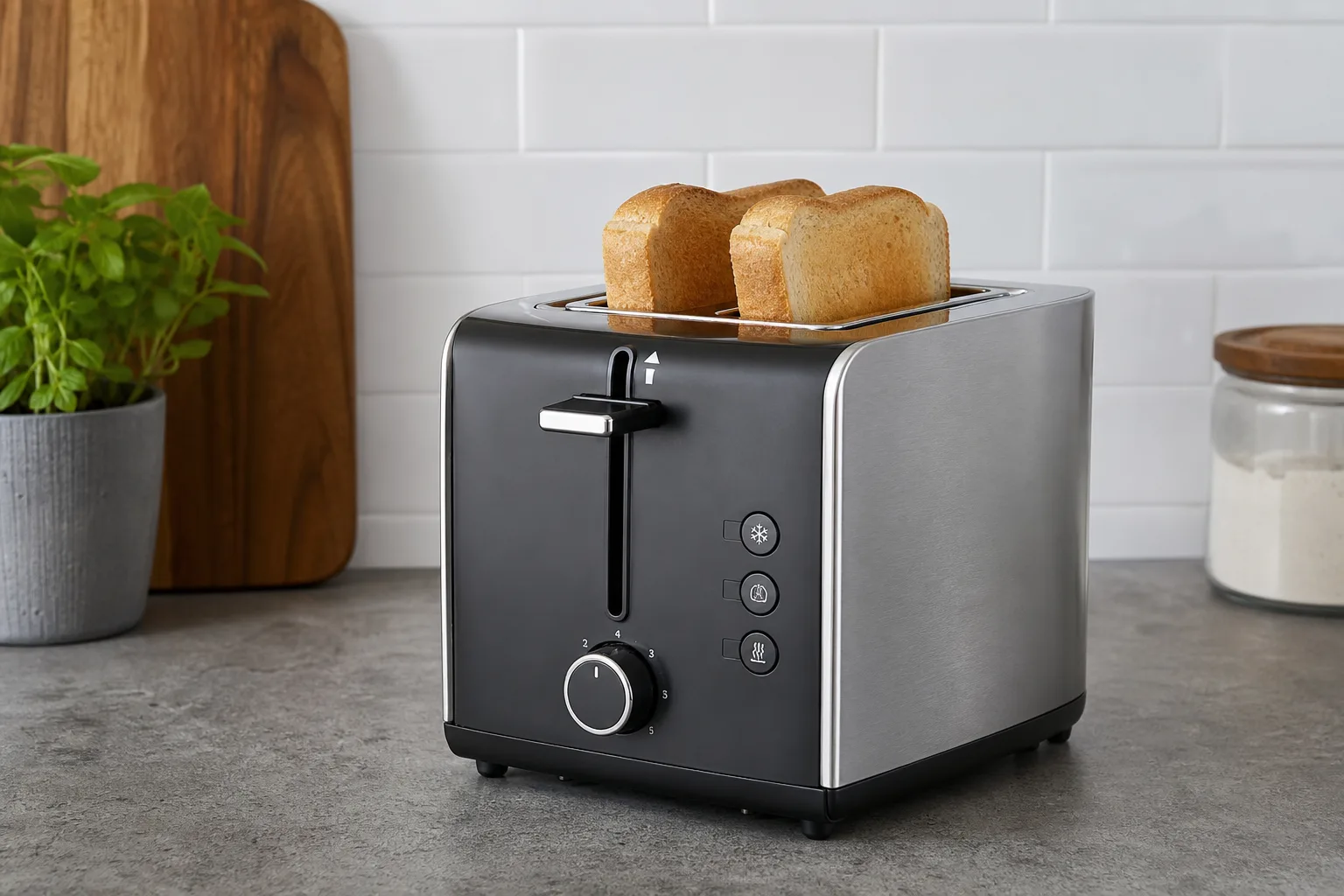 Toaster Funktionen erklaert: Auftauen, Bagel-Programm, Roestgrade und Hebe-Funktion