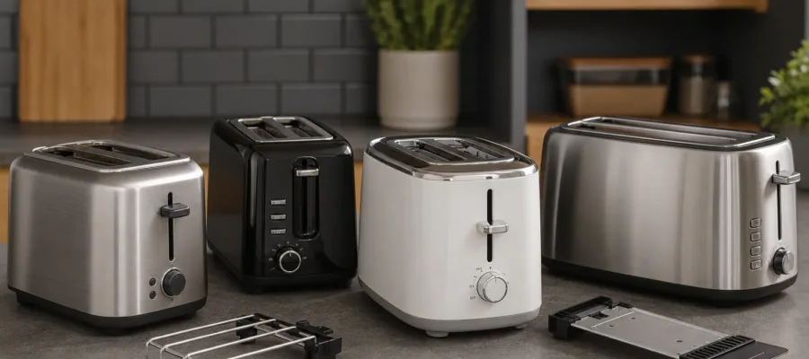Toaster Kaufberatung: Wichtige Funktionen, Materialien und Zubehoer beim Kauf
